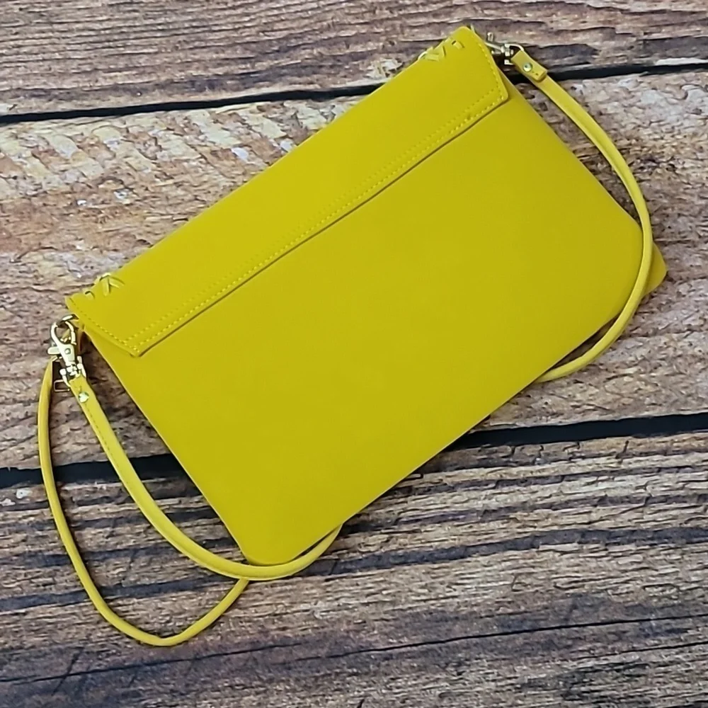 Boho Yellow Crossbody Purse - Picture 5 of 14